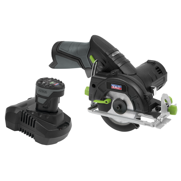 Sealey CP108VCS │ SV10.8 Series 85mm Cordless Circular Saw Kit 10.8V 2Ah