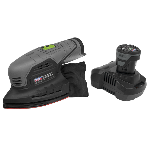 Sealey CP108VDS │ SV10.8 Series 150mm Cordless Detail Sander Kit 10.8V 2Ah