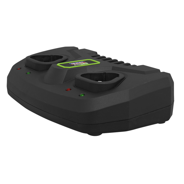 Sealey CP108VMC2 │ Fast Charge Dual Battery Charger for 10.8V SV10.8 Series