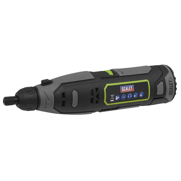 Sealey CP108VMGBO │ SV10.8 Series Cordless Multipurpose Mini Grinder & 50pc Accessory Kit 10.8V - Body Only
