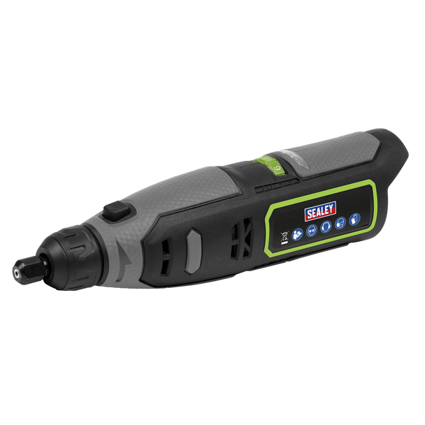 Sealey CP108VMG │ SV10.8 Series Cordless Multipurpose Mini Grinder Kit 10.8V 2Ah