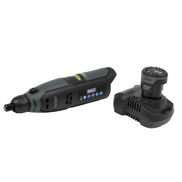 Sealey CP108VMG │ SV10.8 Series Cordless Multipurpose Mini Grinder Kit 10.8V 2Ah