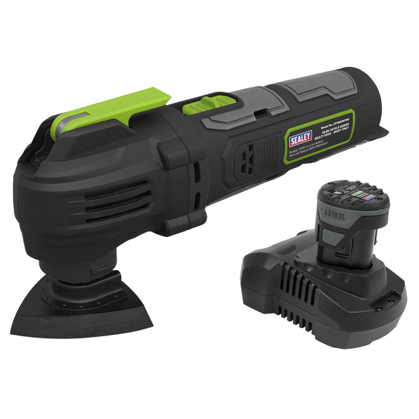 Sealey CP108VMT │ SV10.8 Series Cordless Multi-Tool Kit 10.8V 2Ah