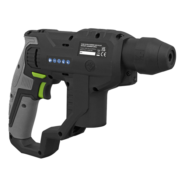 Sealey CP108VSDS │ SV10.8 Series Cordless SDS Plus Rotary Hammer Drill Kit 10.8V 2Ah