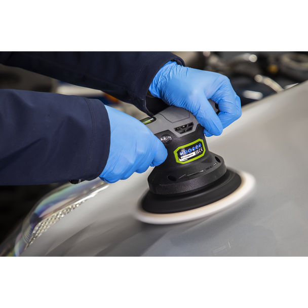 Sealey CP108VSPBO │ SV10.8 Series 150mm Cordless Dual Action Sander/Polisher 10.8V - Body Only