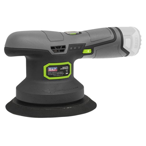 Sealey CP108VSPBO │ SV10.8 Series 150mm Cordless Dual Action Sander/Polisher 10.8V - Body Only