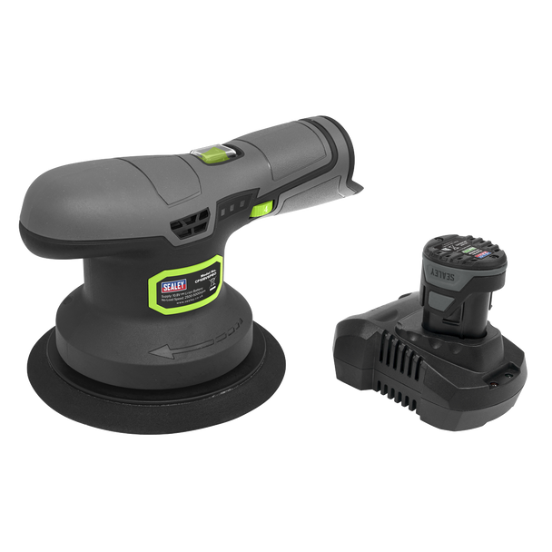 Sealey CP108VSP │	 SV10.8 Series 150mm Cordless Dual Action Sander/Polisher Kit 10.8V 2Ah