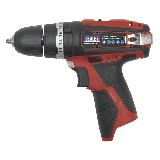 Sealey CP1201 │ SV12 Series 10mm Cordless Combi Drill 12V - Body Only