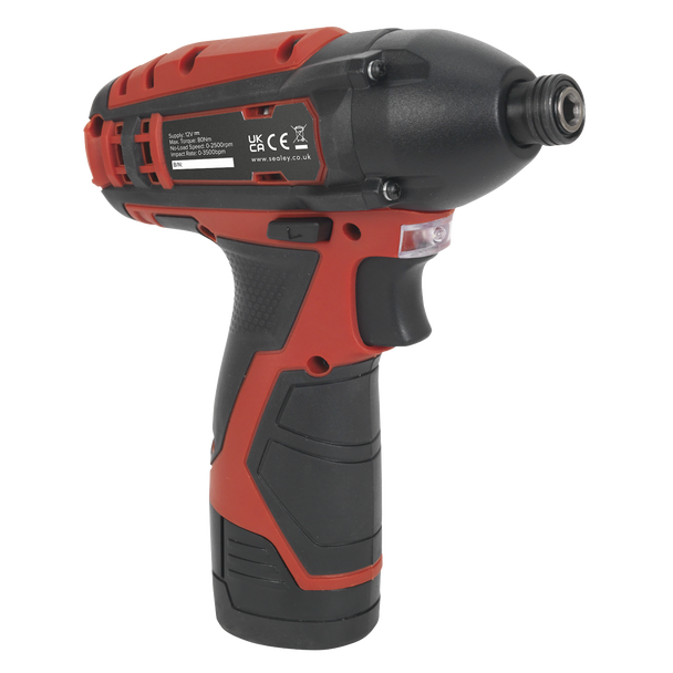 Sealey CP1203 │ SV12 Series 1/4"Hex Drive Cordless Impact Driver 12V - Body Only