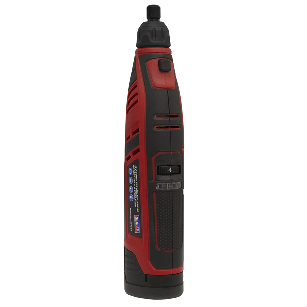 Sealey CP1207 │ SV12 Series Cordless Multipurpose Rotary Tool & Engraver Kit 12V 49pc - Body Only