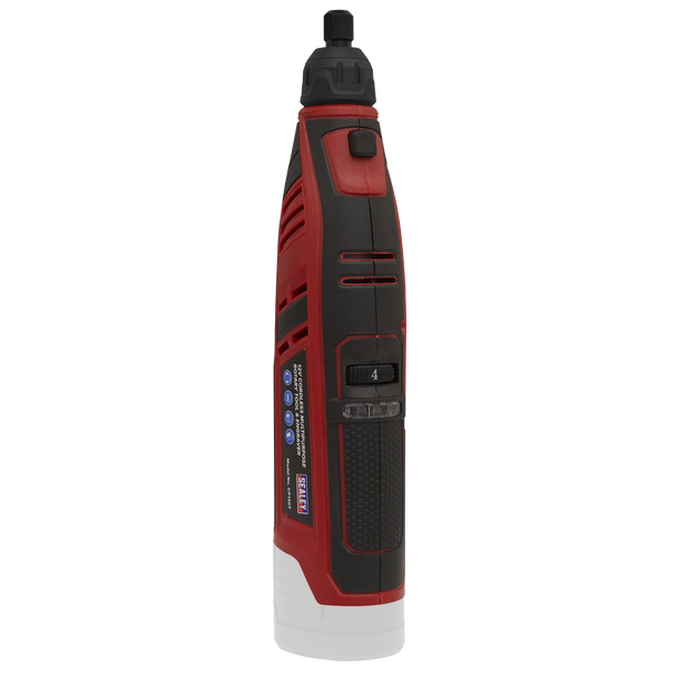 Sealey CP1207 │ SV12 Series Cordless Multipurpose Rotary Tool & Engraver Kit 12V 49pc - Body Only