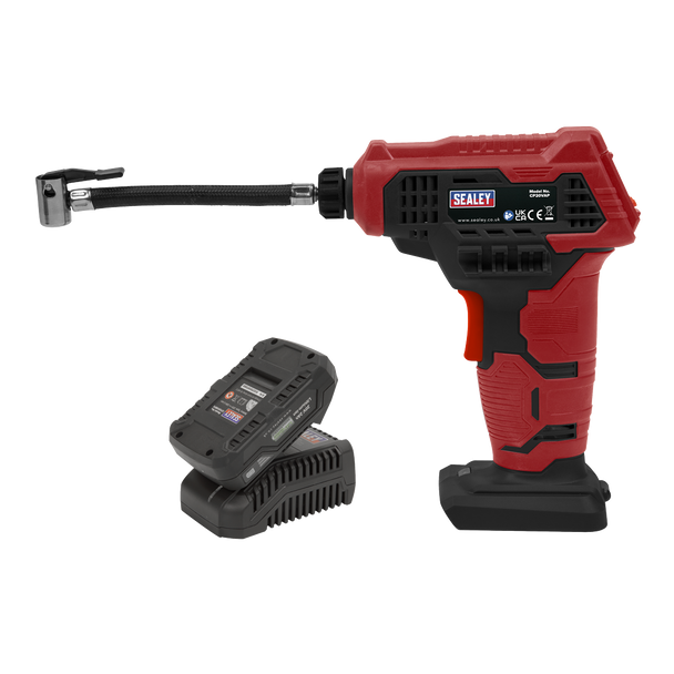 Sealey CP20VAPKIT1 │ SV20 Series Cordless Tyre Inflator Kit 20V 2Ah