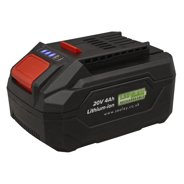 Sealey CP20VBP4 │ SV20 Series Power Tool Battery 20V 4Ah