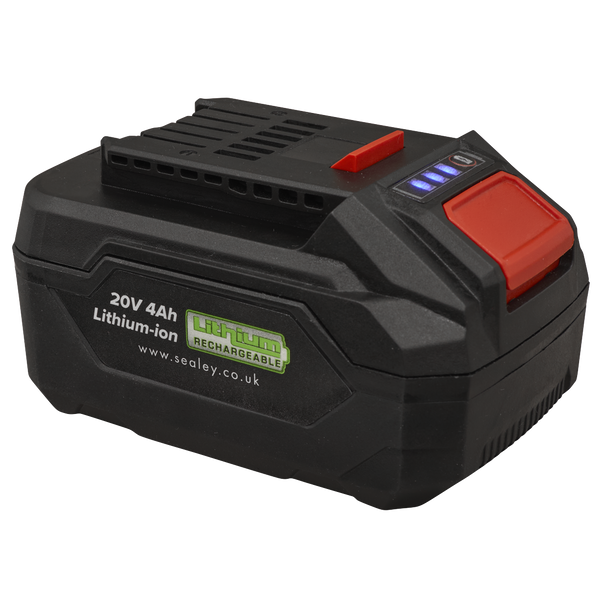 Sealey CP20VBP4 │ SV20 Series Power Tool Battery 20V 4Ah