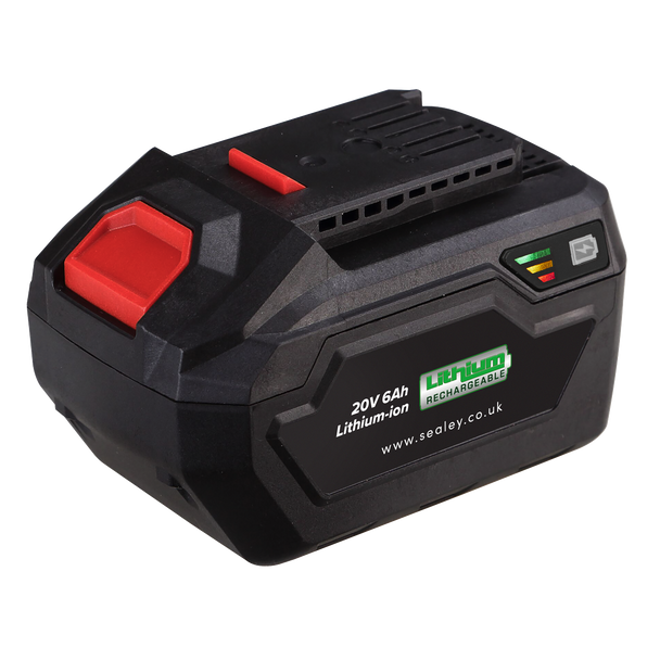 Sealey CP20VBP6 │ SV20 Series Power Tool Battery 20V 6Ah
