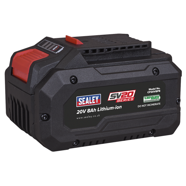 Sealey CP20VBP8│ SV20 Series Power Tool Battery 20V 8Ah