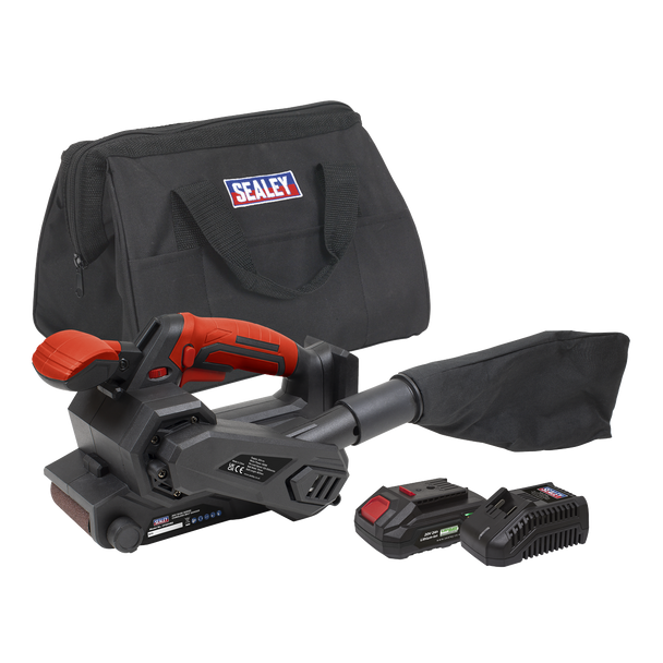 Sealey CP20VBSKIT1 │ SV20 Series Cordless Belt Sander Kit 20V 2Ah