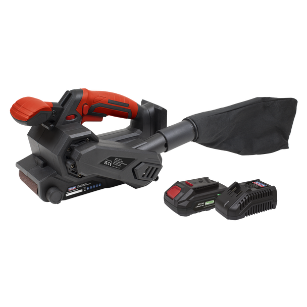 Sealey CP20VBSKIT1 │ SV20 Series Cordless Belt Sander Kit 20V 2Ah