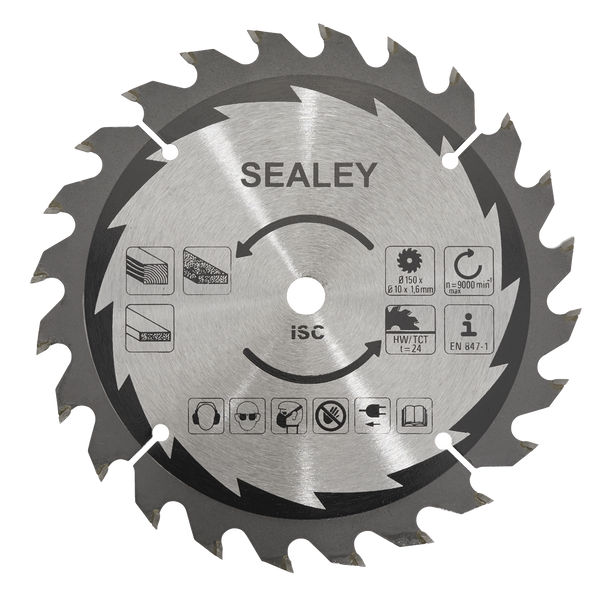Sealey CP20VCS │ 150mm Cut-Off Saw Blade 1.6mm/10mm 24tpu