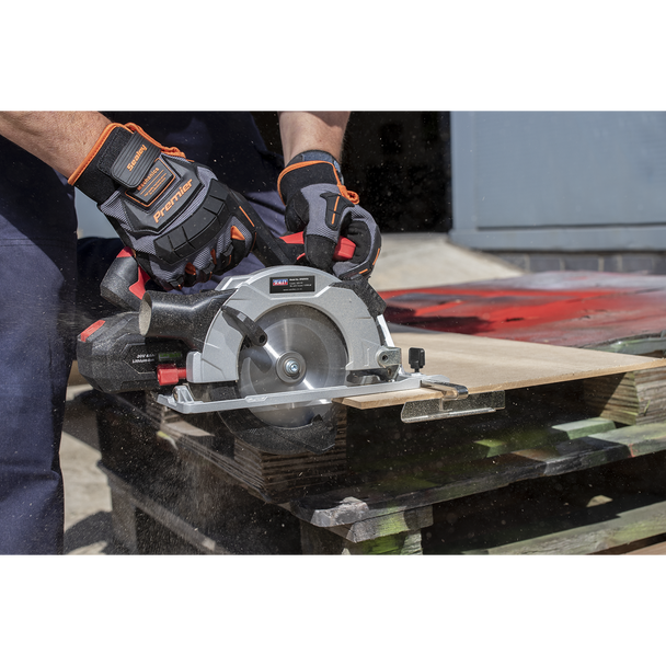 Sealey CP20VCSKIT1 │ SV20 Series 150mm Cordless Circular Saw Kit 20V 2Ah