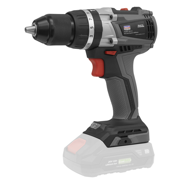 Sealey CP20VDDXKIT1 │ Premier SV20 Series 13mm Brushless Cordless Combi Drill Kit 20V 2Ah