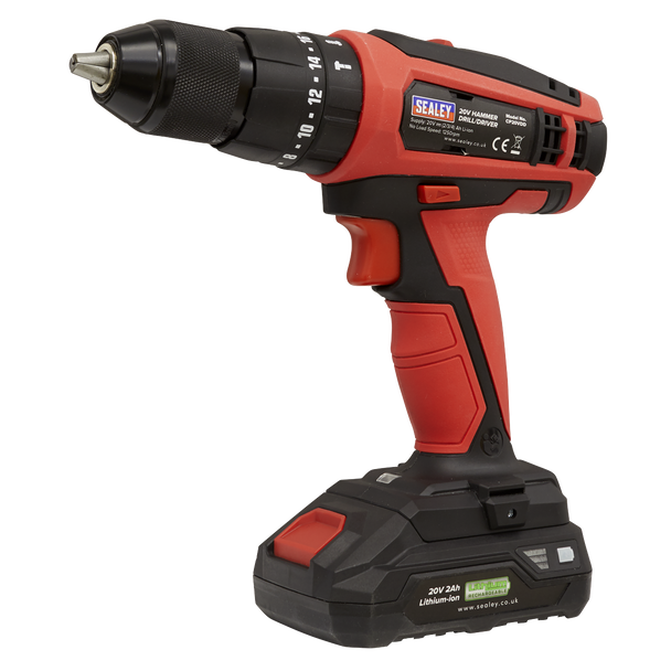 Sealey CP20VDD │ SV20 Series 13mm Cordless Combi Drill 20V - Body Only