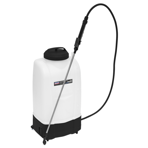 Sealey CP20VGBSKIT │ SV20 Series 15L Cordless Garden Backpack Sprayer 20V - 2 Batteries