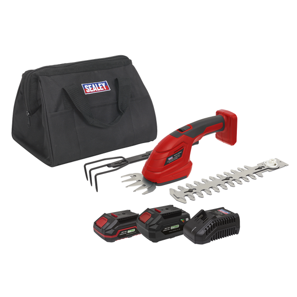 Sealey CP20VGT3KIT │ SV20 Series 3-in-1 Cordless Garden Tool 20V - 2 Batteries