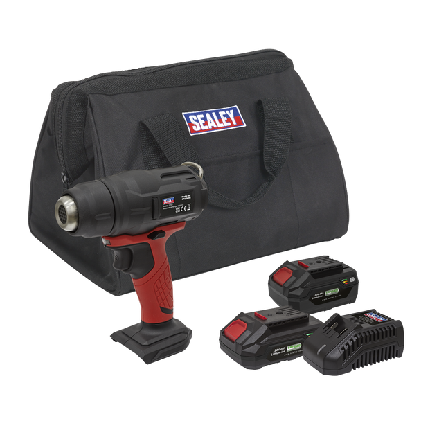 Sealey CP20VHGKIT2 │ SV20 Series Cordless Heat Gun Kit 20V - 2 Batteries