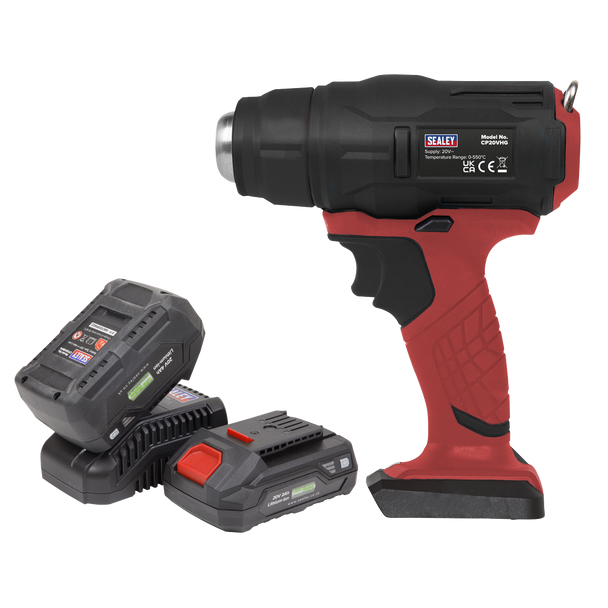 Sealey CP20VHGKIT2 │ SV20 Series Cordless Heat Gun Kit 20V - 2 Batteries