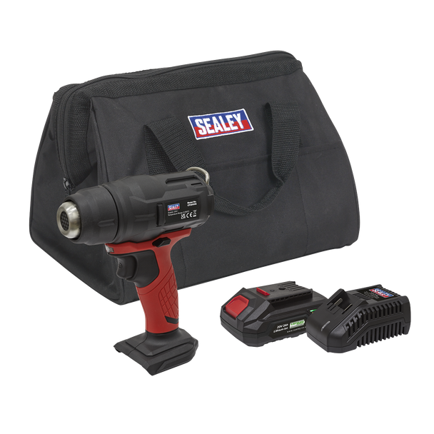 Sealey CP20VHGKIT │ SV20 Series Cordless Heat Gun Kit 20V 2Ah
