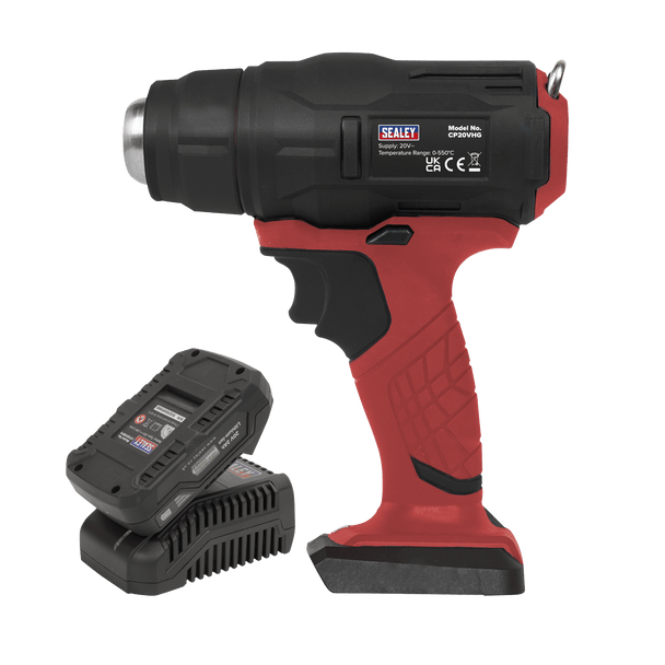 Sealey CP20VHGKIT │ SV20 Series Cordless Heat Gun Kit 20V 2Ah