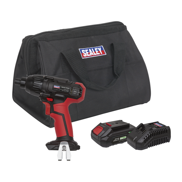 Sealey CP20VIDKIT1 │ SV20 Series 1/4"Hex Drive Cordless Impact Driver Kit 20V 2Ah