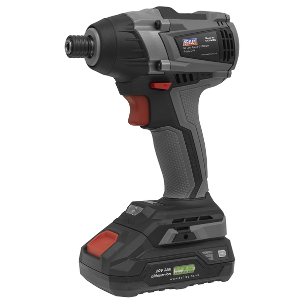 Sealey CP20VIDX │ Premier SV20 Series 1/4"Hex Brushless Cordless Impact Driver 20V - Body Only
