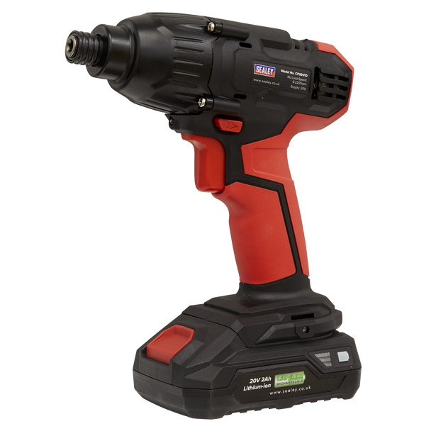 Sealey CP20VID │ SV20 Series 1/4"Hex Drive Cordless Impact Driver 20V - Body Only