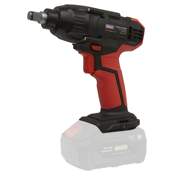 Sealey CP20VIWKIT │ SV20 Series 1/2"Sq Drive Impact Wrench Kit 20V 4Ah - 2 Batteries