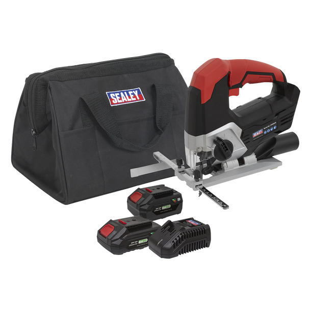 Sealey CP20VJSKIT │ SV20 Series Cordless Jigsaw Kit 20V - 2 Batteries
