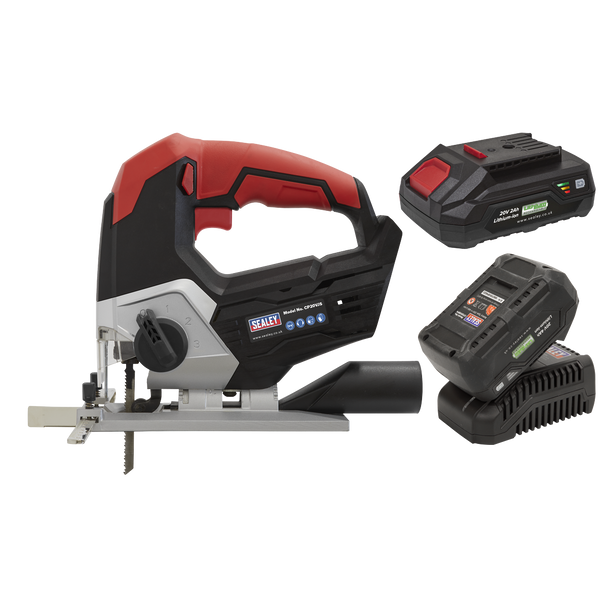 Sealey CP20VJSKIT │ SV20 Series Cordless Jigsaw Kit 20V - 2 Batteries