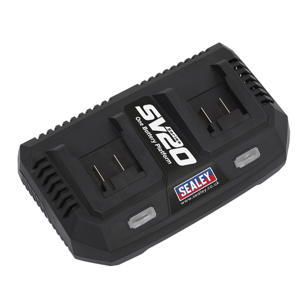 Sealey CP20VMC2 │ SV20 Series Fast Charge Dual Battery Charger 20V