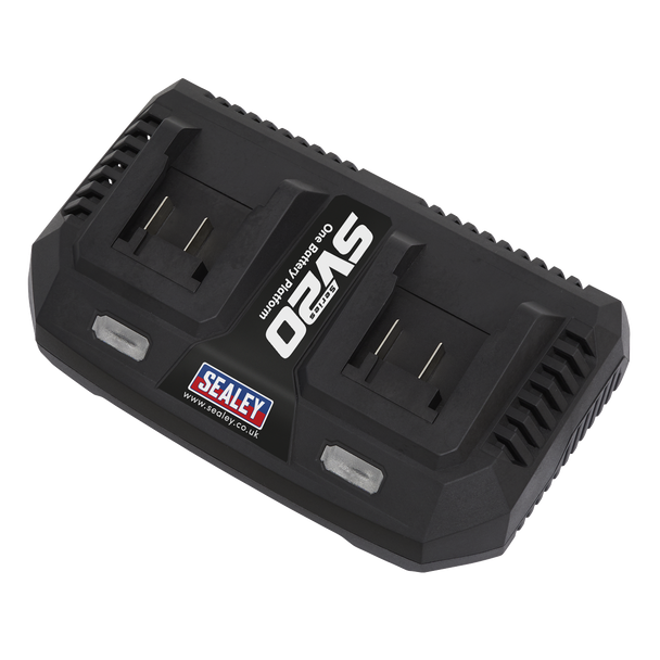 Sealey CP20VMC2 │ SV20 Series Fast Charge Dual Battery Charger 20V