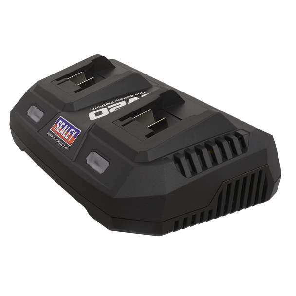 Sealey CP20VMC2 │ SV20 Series Fast Charge Dual Battery Charger 20V