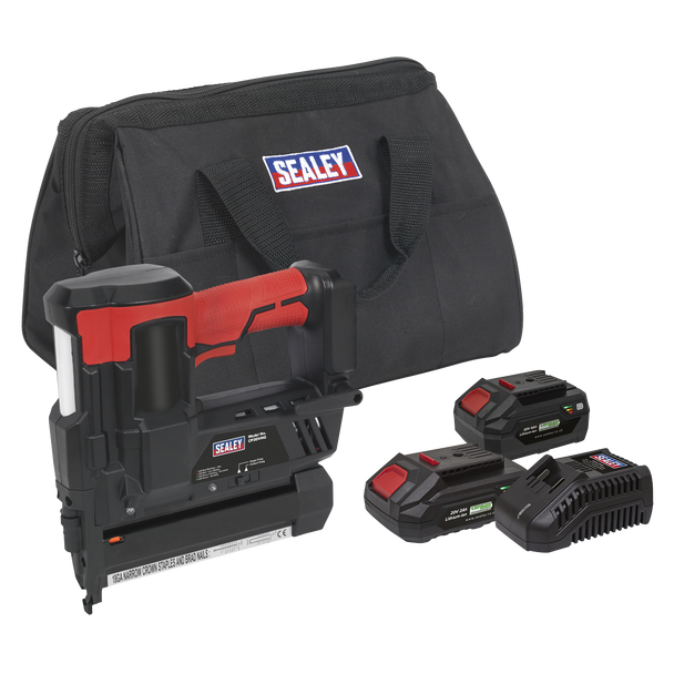 Sealey CP20VNGKIT │ SV20 Series Cordless Nail/Staple Gun Kit 18G 20V - 2 Batteries