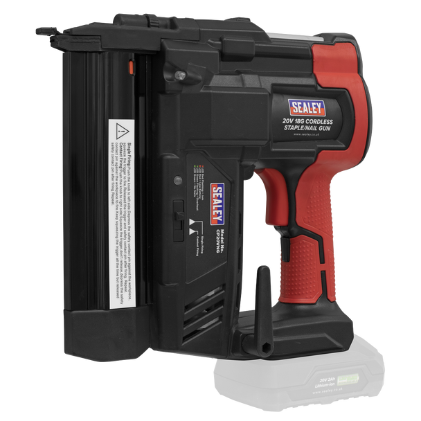 Sealey CP20VNGKIT1 │ SV20 Series Cordless Nail/Staple Gun Kit 18G 20V 2Ah