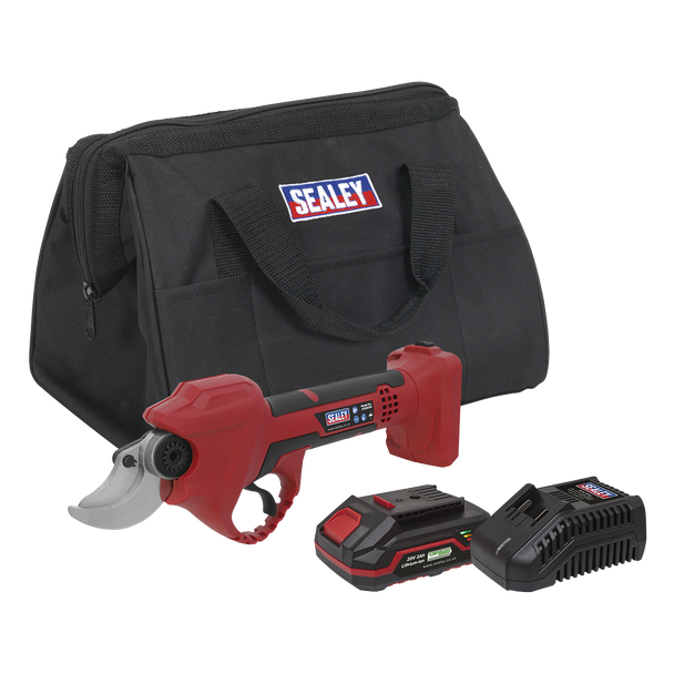 Sealey CP20VPSKIT1 │ SV20 Series Brushless Cordless Pruning Shears Kit 20V 2Ah