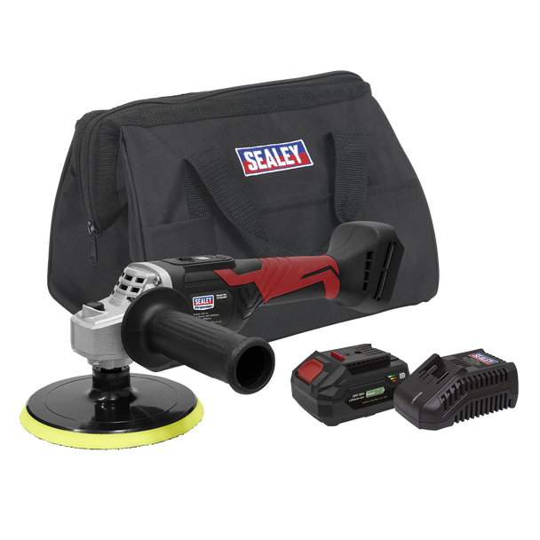 Sealey CP20VRPKIT │ Premier SV20 Series 150mm Cordless Rotary Polisher 20V 4Ah