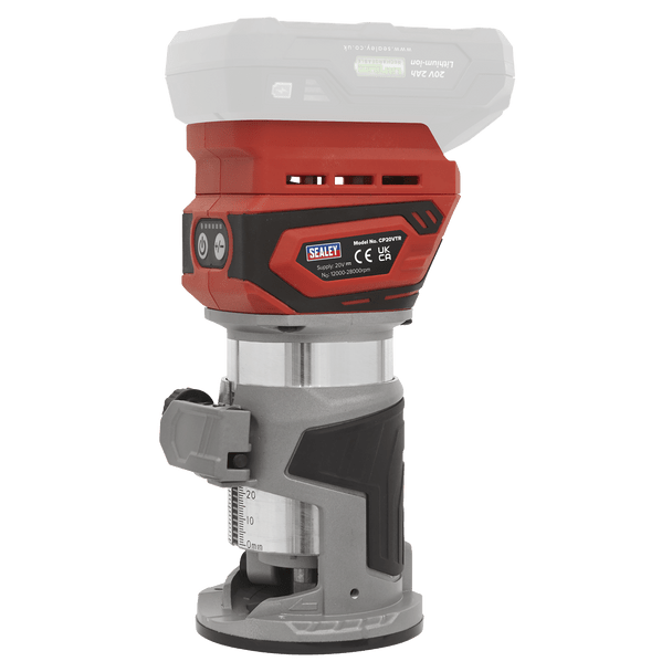 Sealey CP20VTRKIT │ SV20 Series Cordless Trimming Router Kit 20V 4Ah - 2 Batteries