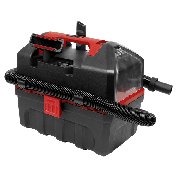 Sealey CP20VWDVKIT │ SV20 Series 10L Cordless Wet & Dry Vacuum Kit 20V 4Ah - 2 Batteries