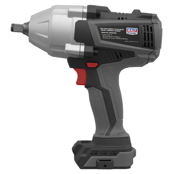Sealey CP20VXIW │ Premier SV20 Series 1/2"Sq Drive Brushless Cordless Impact Wrench 20V - Body Only