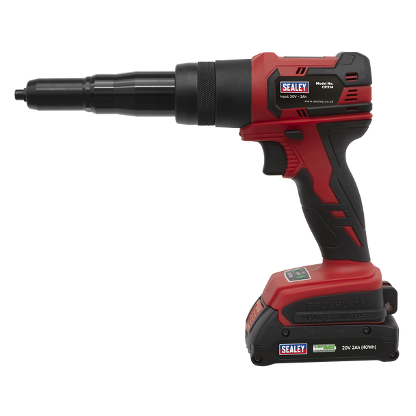 Sealey CP314 │ Cordless Riveter 20V 2Ah