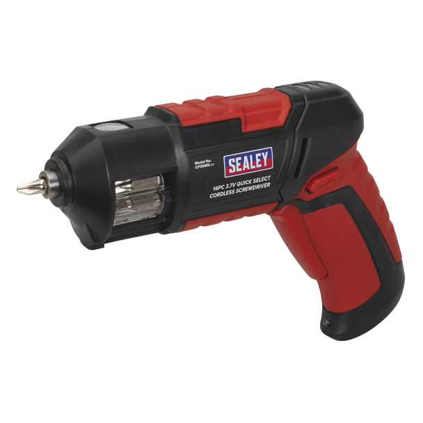 Sealey CP36MS │ Cordless Quick Select Screwdriver 3.7V 14pc